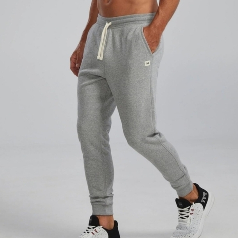 TYR MEN'S USA ULTRASOFT HEAVYWEIGHT TERRY JOGGER SweatPants- SOLID Sz:‎ XL